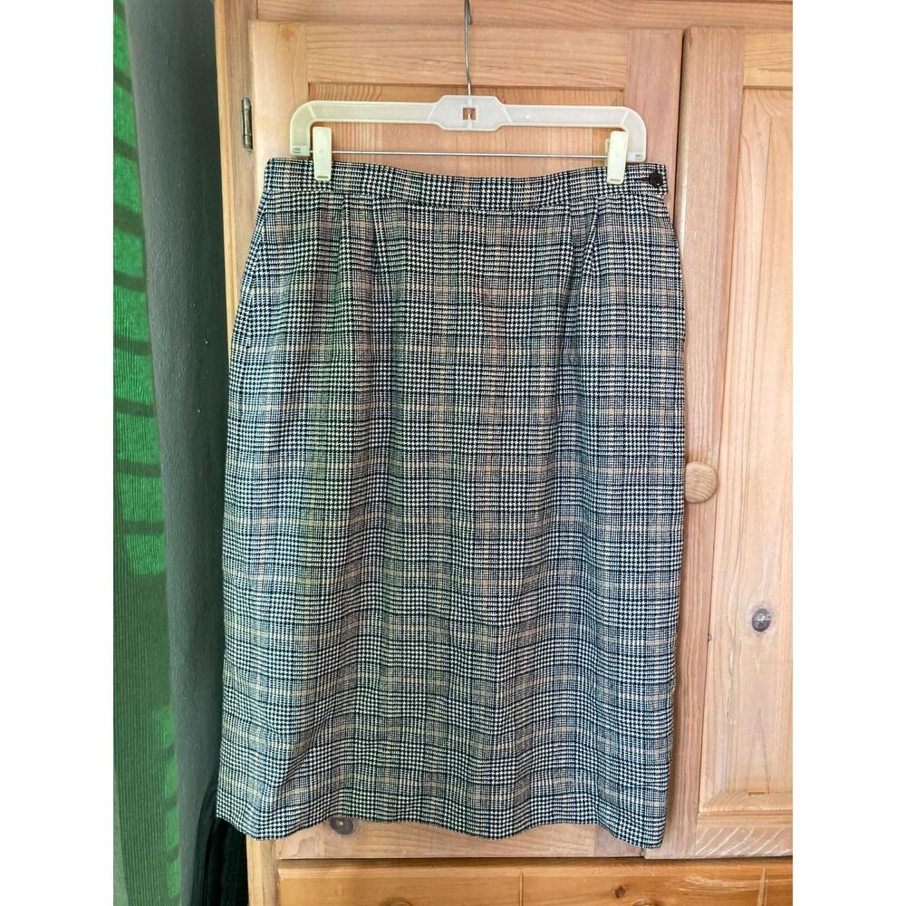Pendleton | Vintage Wool Shift Skirt in Plaid | Size L